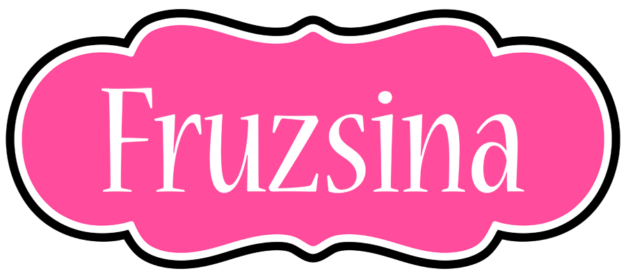 Fruzsina invitation logo
