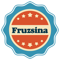 Fruzsina labels logo