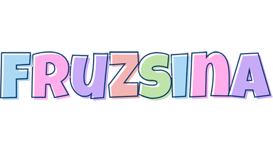Fruzsina pastel logo