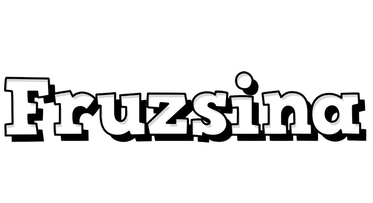 Fruzsina snowing logo