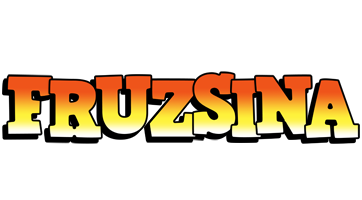 Fruzsina sunset logo