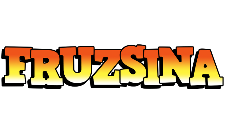 Fruzsina sunset logo