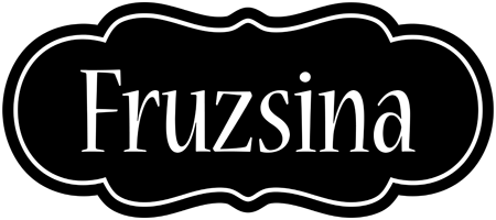 Fruzsina welcome logo