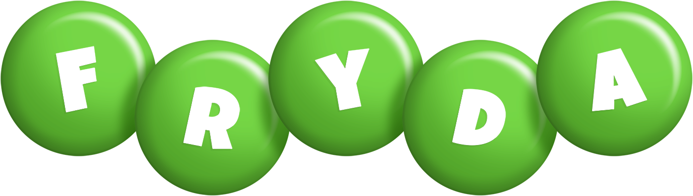 Fryda candy-green logo