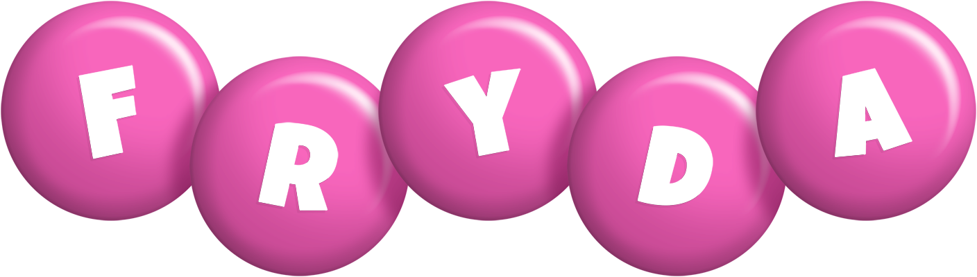 Fryda candy-pink logo