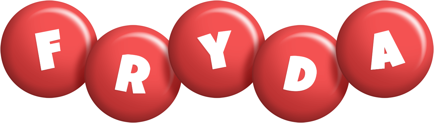 Fryda candy-red logo