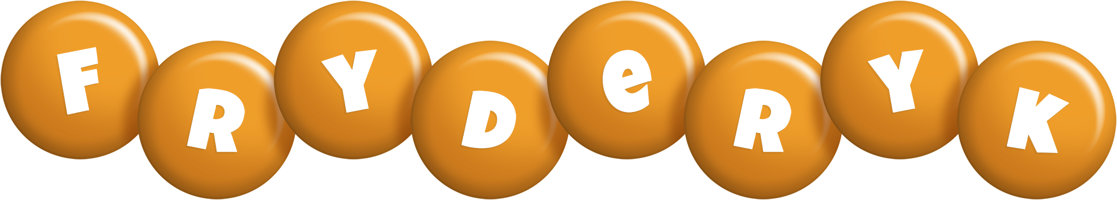 Fryderyk candy-orange logo
