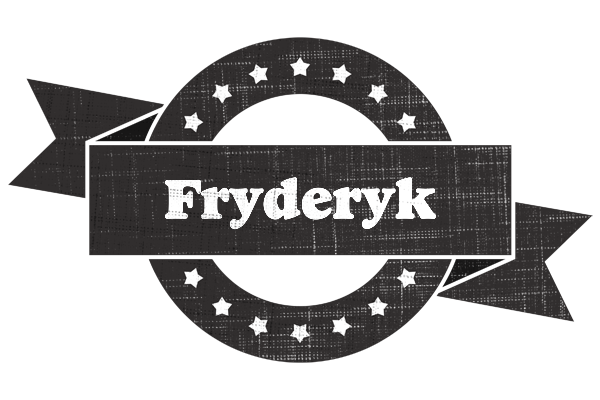 Fryderyk grunge logo