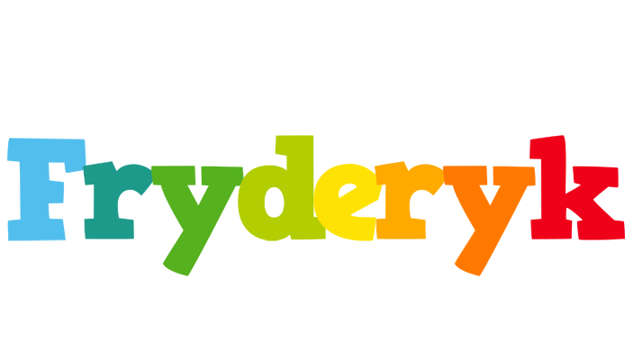 Fryderyk rainbows logo