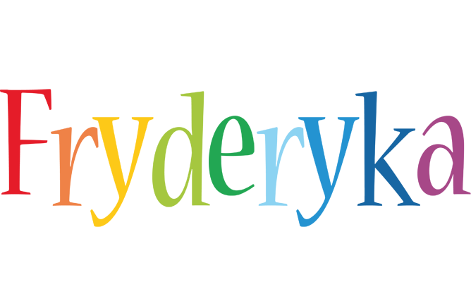 Fryderyka birthday logo