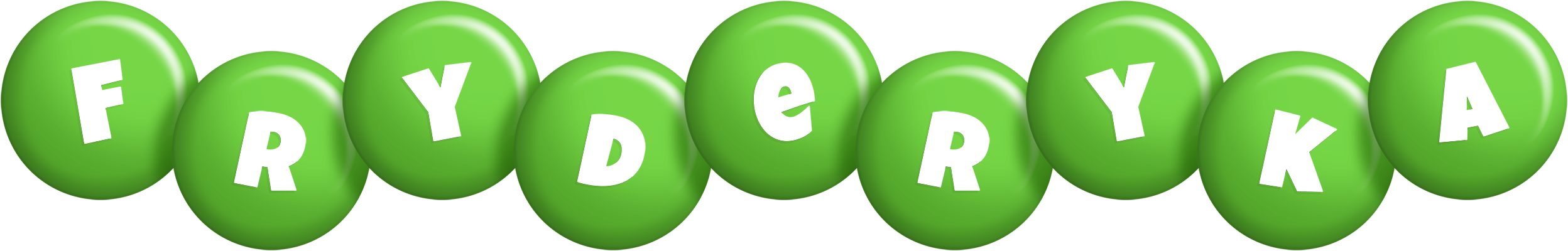 Fryderyka candy-green logo