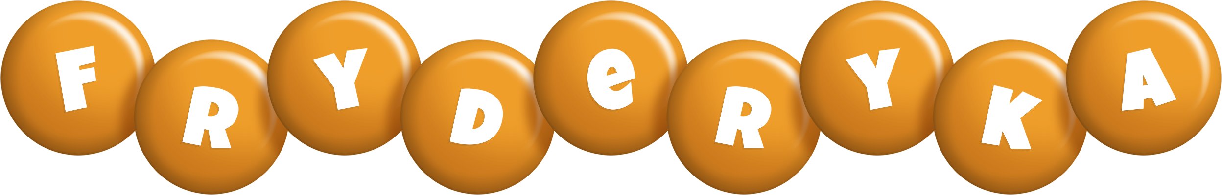 Fryderyka candy-orange logo