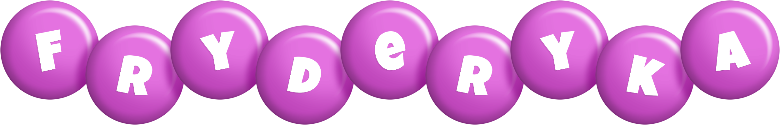 Fryderyka candy-purple logo