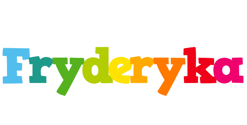 Fryderyka rainbows logo
