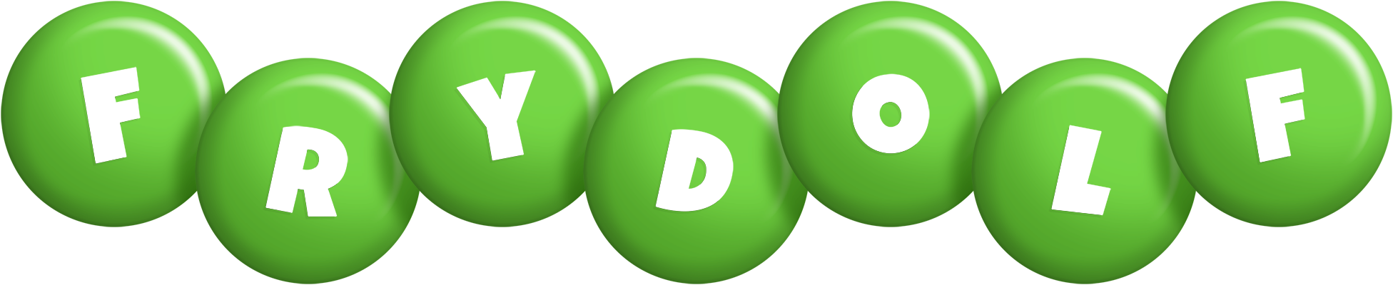 Frydolf candy-green logo
