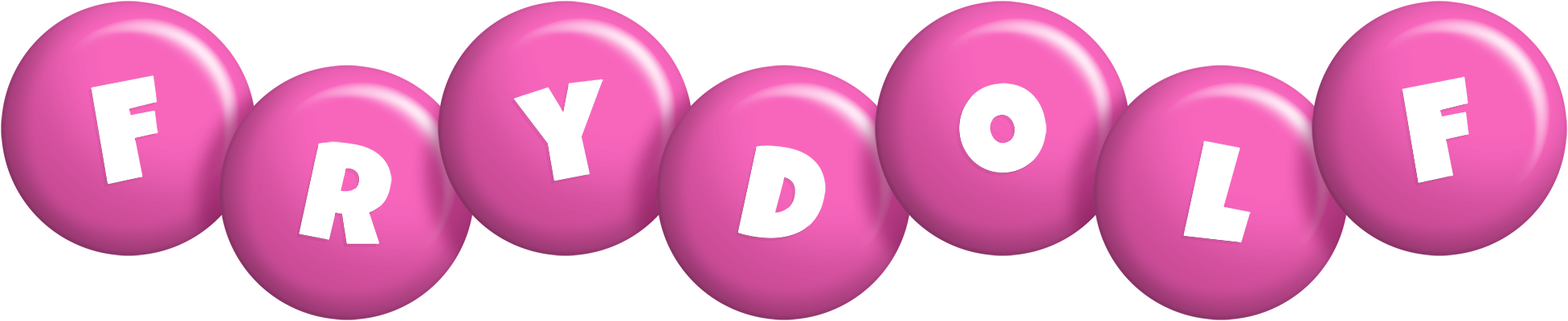 Frydolf candy-pink logo