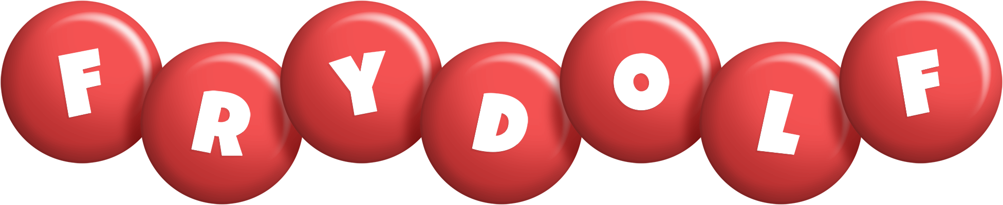 Frydolf candy-red logo