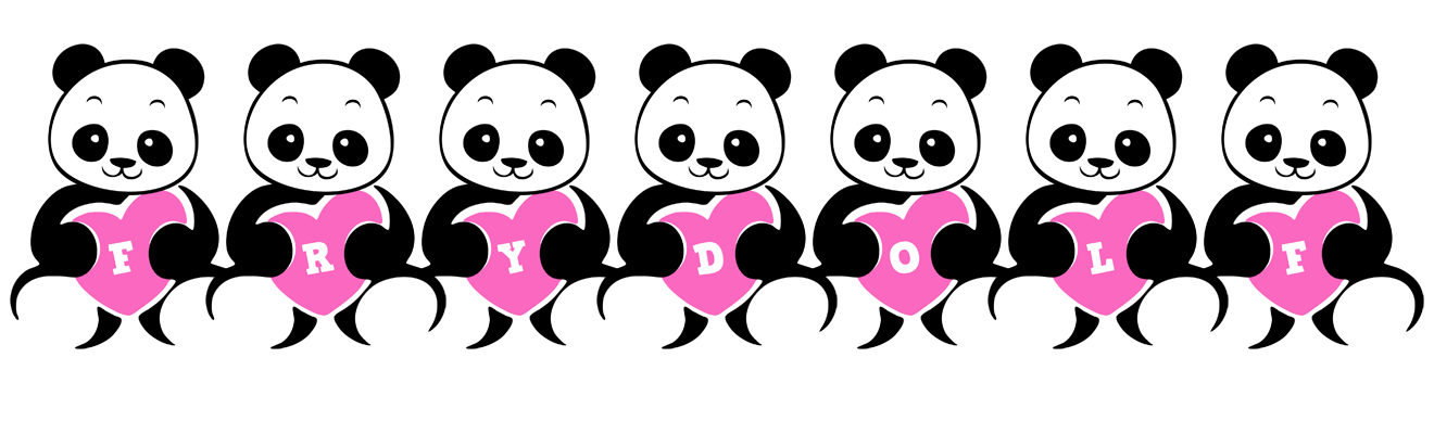 Frydolf love-panda logo
