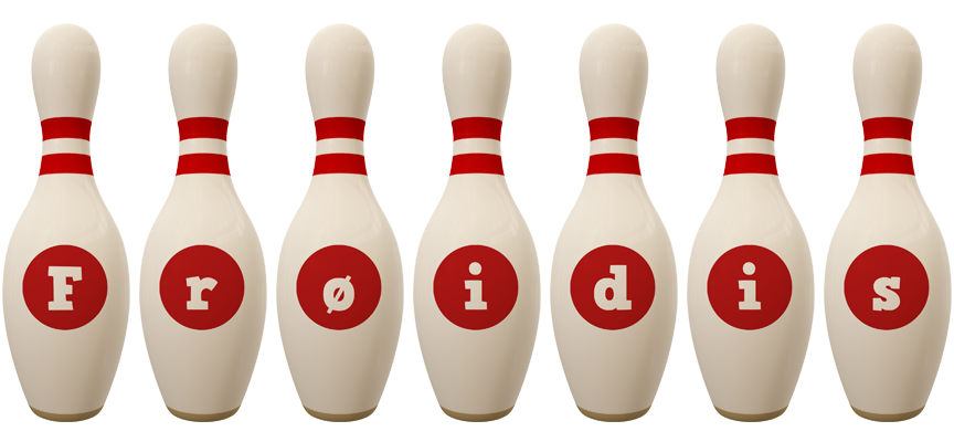 Frøidis bowling-pin logo