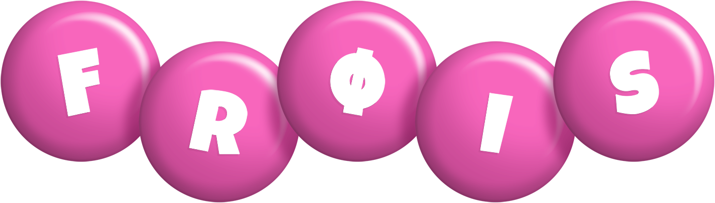 Frøis candy-pink logo