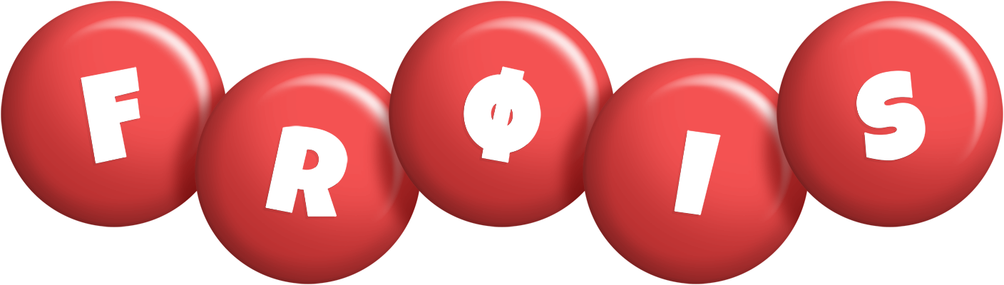 Frøis candy-red logo