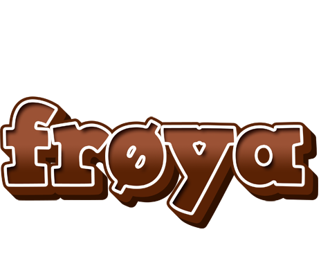 Frøya brownie logo