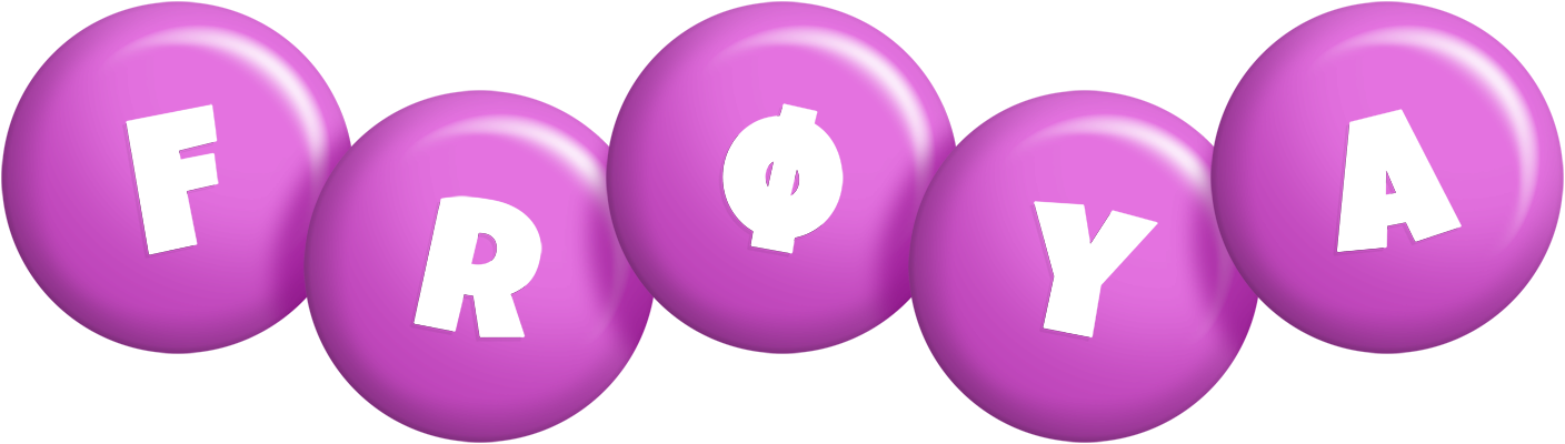 Frøya candy-purple logo