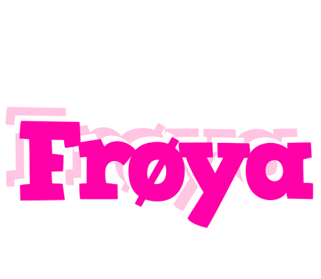 Frøya dancing logo