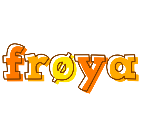 Frøya desert logo