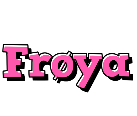 Frøya girlish logo