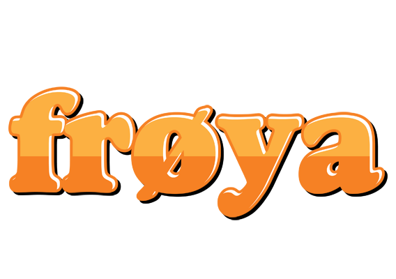 Frøya orange logo