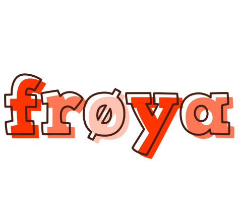Frøya paint logo