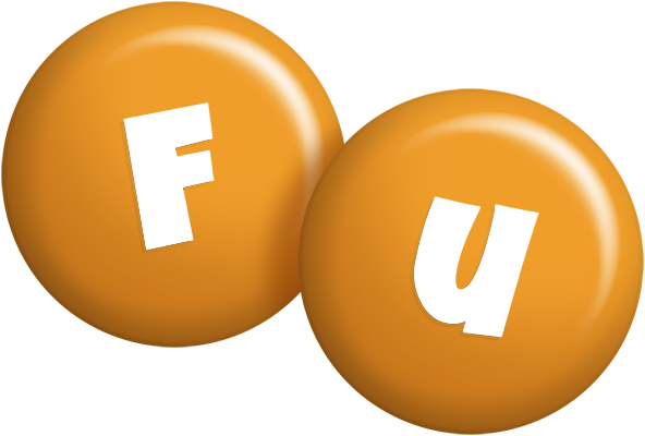 Fu candy-orange logo