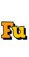 Fu cartoon logo