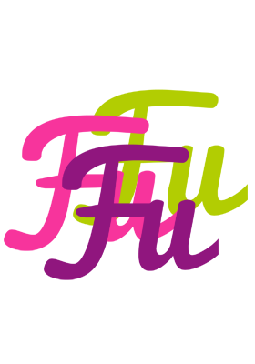Fu flowers logo
