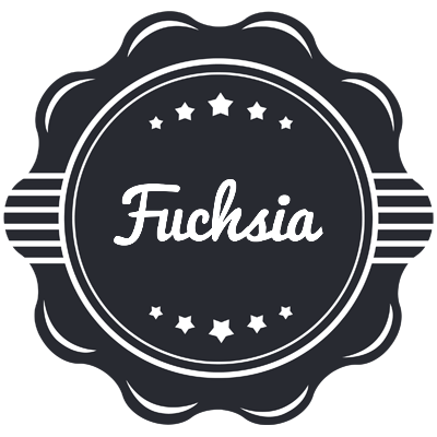 Fuchsia badge logo