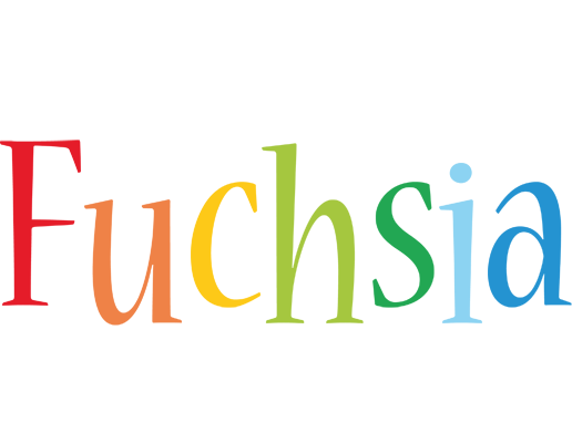 Fuchsia birthday logo