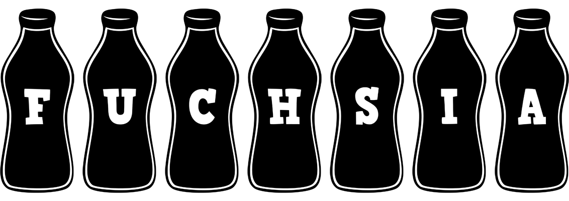 Fuchsia bottle logo