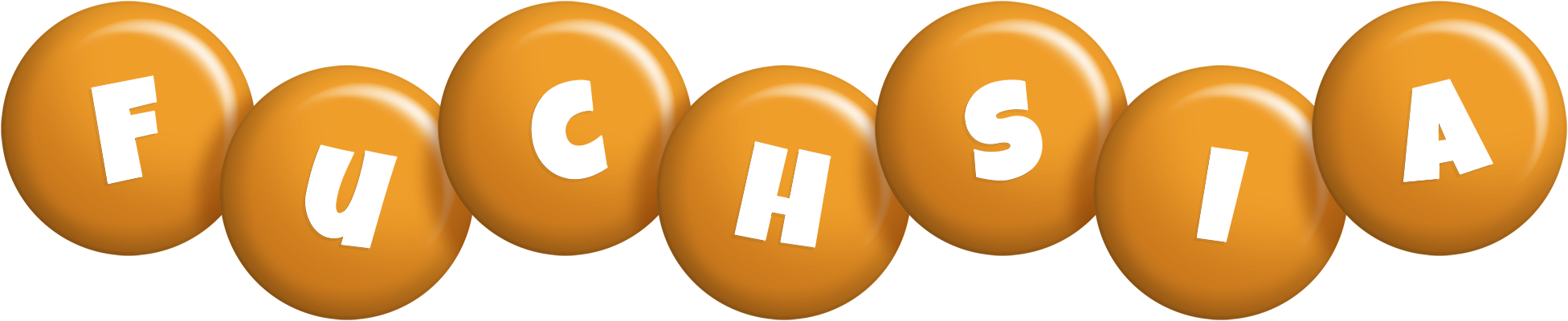 Fuchsia candy-orange logo