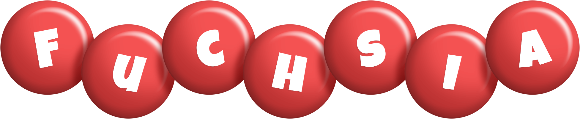 Fuchsia candy-red logo