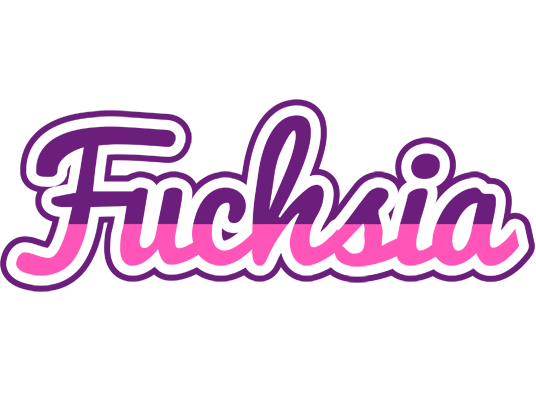 Fuchsia cheerful logo