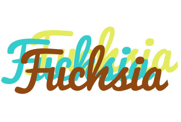 Fuchsia cupcake logo