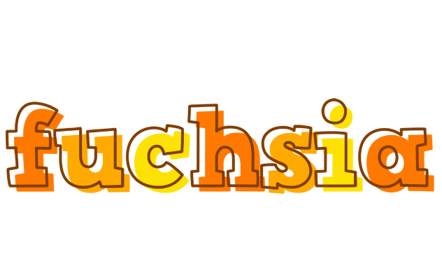 Fuchsia desert logo