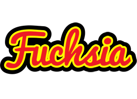 Fuchsia fireman logo