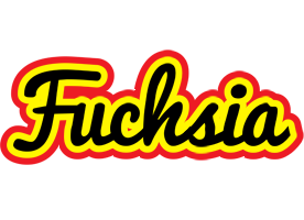 Fuchsia flaming logo