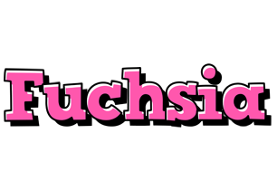 Fuchsia girlish logo