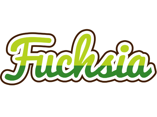 Fuchsia golfing logo