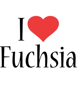 Fuchsia i-love logo