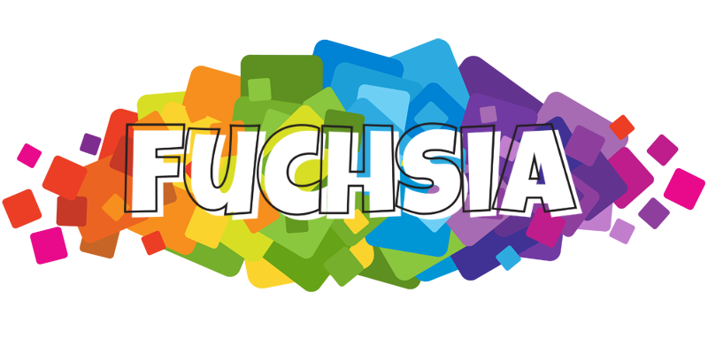 Fuchsia pixels logo