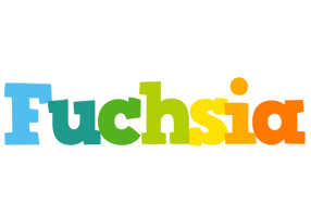 Fuchsia rainbows logo